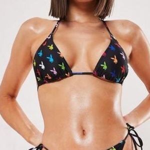 MISSGUIDED X PLAYBOY BIKINI TOP